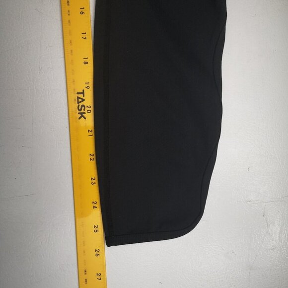 Hyba Ladies Size Medium Ankle Length Black Workout Leggings w/ Cutout Detail - Picture 10 of 11